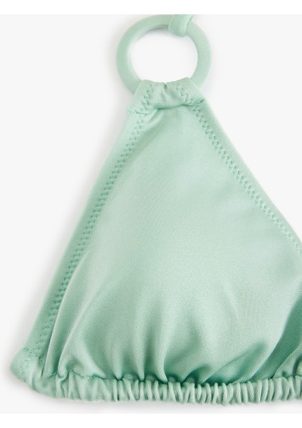 Aksesuar Detaylı Boyundan Bağlamalı Üçgen Bikini Üstü fiyatları