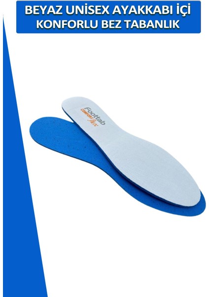 Foottab Yumuşak Bez Tabanlık Kadın Erkek Spor Ayakkabı Tabanlığı fiyatları