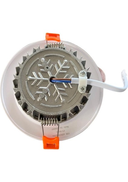 Tek Spot 3 Renk 7 Watt Armatür 220V Krom modelleri