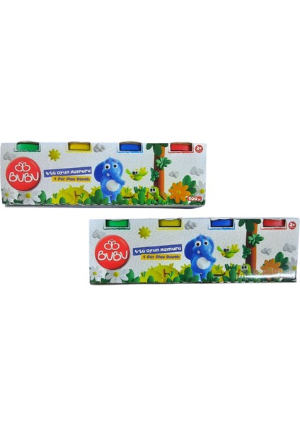 4 Lü Oyun Hamuru 500 gr ( 2 Adet )