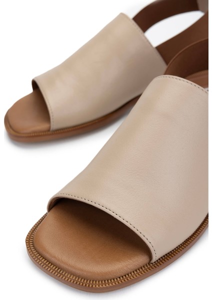 Kadın Deri Leopar Düz Sandalet 838 16235 Bn Sndlt Y25 Leopar modelleri