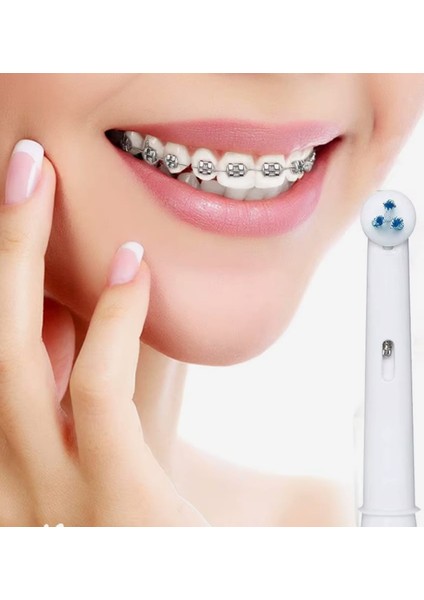 Oral B Uyumlu Ortodontik Clean Döner Başlık modelleri