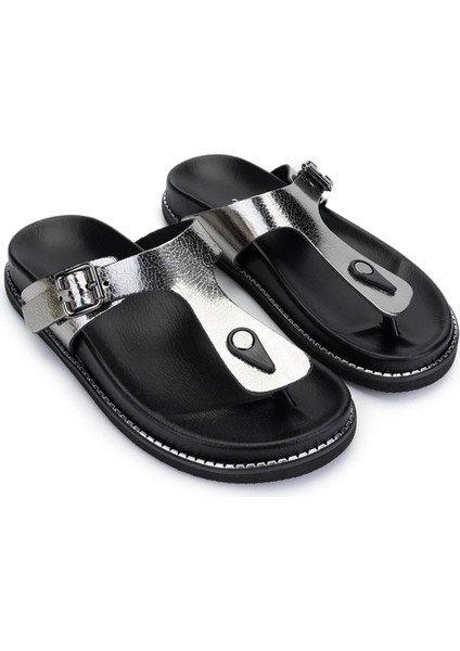 Kadın Deri Metalik Parmak Arası Terlik 1108 1521 Bn Trlk Y25 Metalik fiyatları