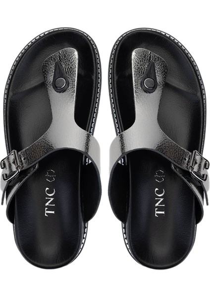 Kadın Deri Metalik Parmak Arası Terlik 1108 1521 Bn Trlk Y25 Metalik indirimleri