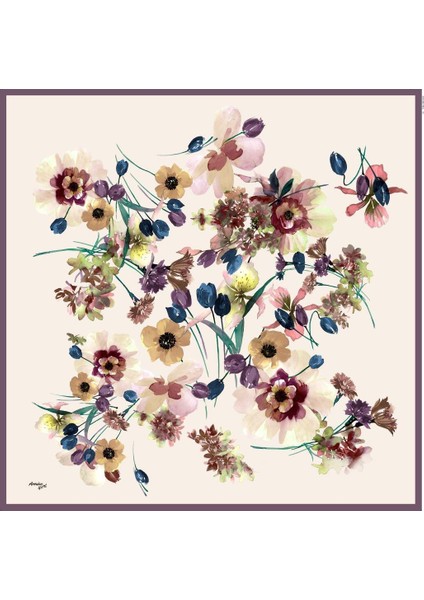 Armine Sport Twill Eşarp - 8723-01 Leylak