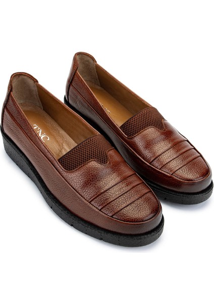 Kadın Deri Koyu Taba Casual Ayakkabı 1095 0121 Bn Ayk Y25 K.taba fiyatları