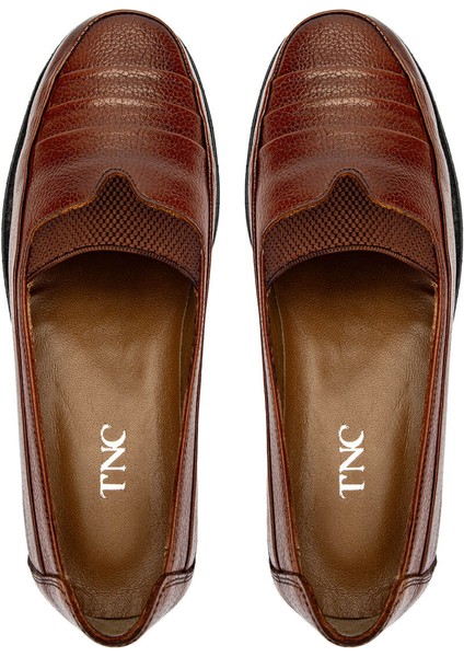 Kadın Deri Koyu Taba Casual Ayakkabı 1095 0121 Bn Ayk Y25 K.taba indirimleri