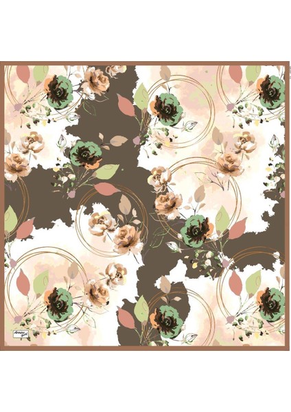 Armine Sport Twill Eşarp - 8027-12 Haki