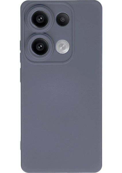 Xiaomi Redmi Note 13 4g Kılıf Nano Içi Kadife Silikon - Gri Nrmsa