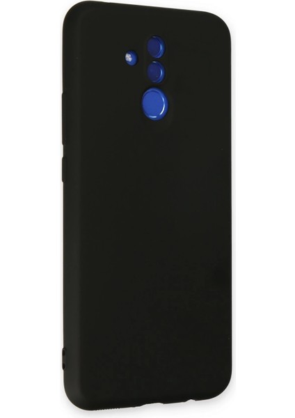 Huawei Mate 20 Lite Kılıf Nano Içi Kadife Silikon - Siyah Nrmsa fiyatları