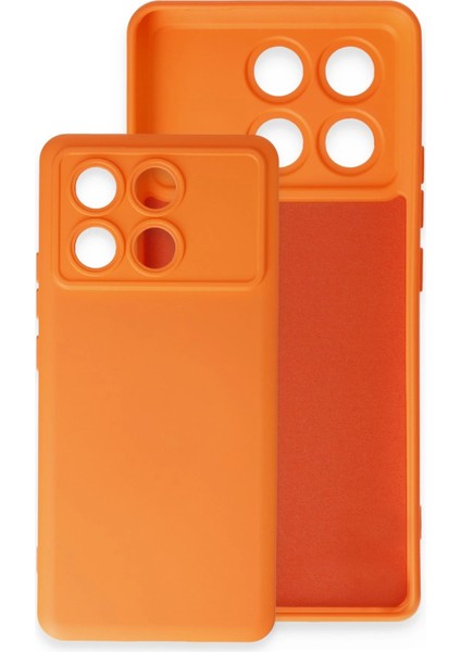 Xiaomi Poco X6 Pro Kılıf Nano Içi Kadife Silikon - Mor Nrmsa