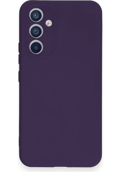 Samsung Galaxy A54 5g Kılıf Nano Içi Kadife Silikon - Mor Nrmsa
