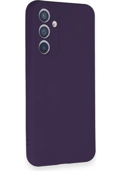 Samsung Galaxy A54 5g Kılıf Nano Içi Kadife Silikon - Mor Nrmsa