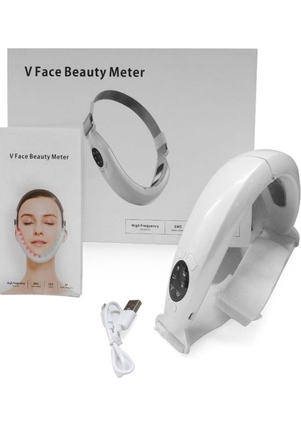 Ems Yüz Kaldırma Cihazı Yüz Masajı LED Foton Terapi Yüz Cihazı (Yurt Dışından)