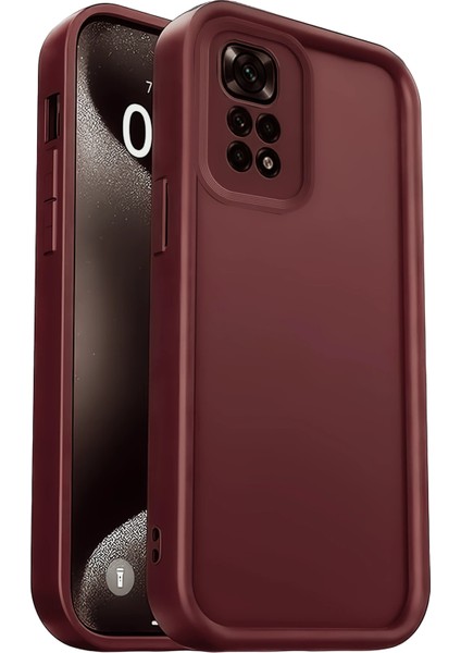 Xiaomi Redmi 10 2022 Kılıf Viera Silikon - Bordo Nrmsa