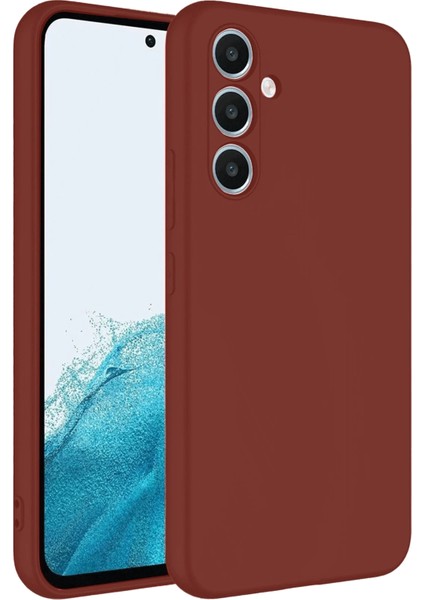 Samsung Galaxy A16 5g Kılıf First Silikon - Bordo Nrmsa