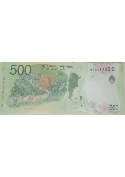 Arjantin 500 Pesos Kolleksiyon Için Çil