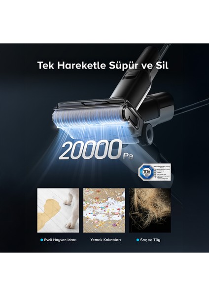 F25 Ace Islak Kuru Akıllı Dikey Süpürge