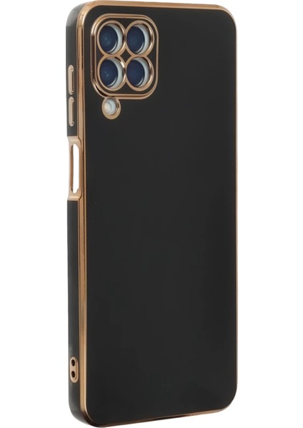 Samsung Galaxy M33 Kılıf Volet Silikon - Siyah Nrmsa