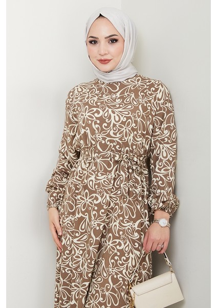 Zelal Dokuma Viskon Elbise 1480 - Vizon fiyatları