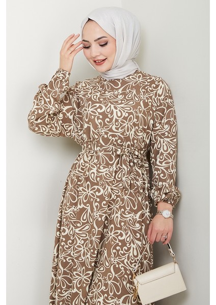 Zelal Dokuma Viskon Elbise 1480 - Vizon fırsatları