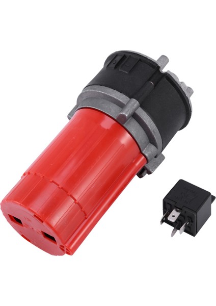 125DB 12 V Kırmızı Dixie Araba Trompet Havalı Korna Dıxıe Müzikal Havalı Korna Dukes Of Hazzard General Lee Araba Kamyon Tekne Için (Yurt Dışından) fiyatları