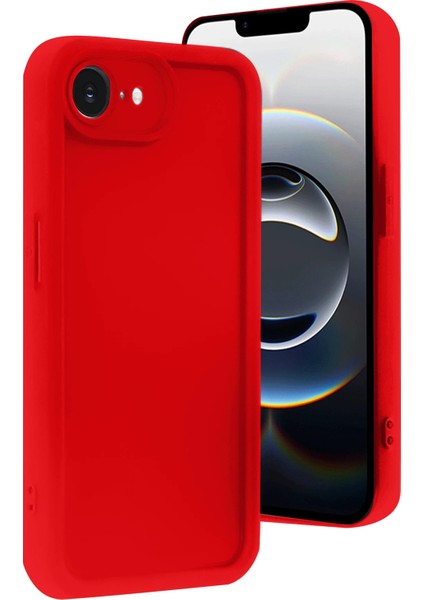 Iphone 16e Kılıf Viera Silikon - Kırmızı Nrmsa