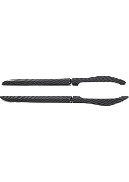 4 Adet Yan Kanat Paneli Trim Kapağı Dekorasyonu Karbon Fiber Rengi Byd Seal / Byd Atto 4 (Yurt Dışından)