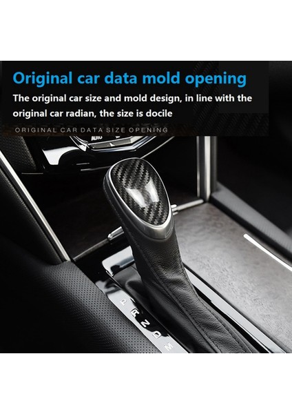 Cadillac Ats Xts 2013-2019 Araba Vites Topuzu Kapağı Sticker Trim Iç Aksesuarlar Için Gerçek Karbon Fiber (Yurt Dışından) fırsatları
