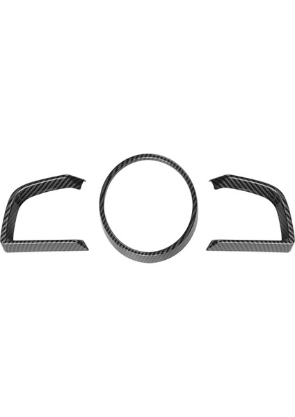 Mazda 3 Axela 2014-2018 Için Karbon Fiber Dashboard Iç Enstrüman Çerçeve Kapak Trim (Yurt Dışından)