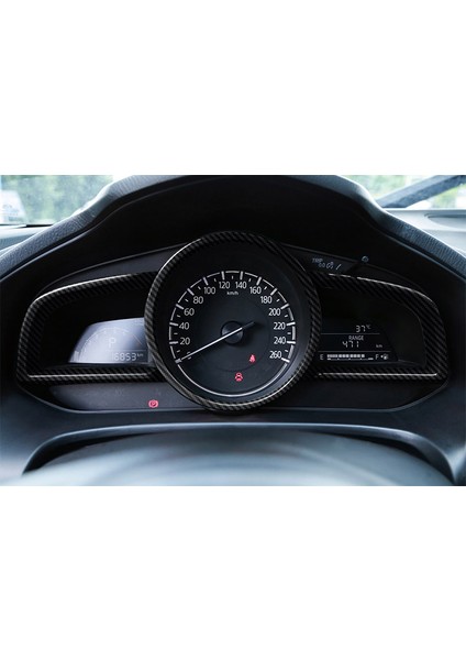 Mazda 3 Axela 2014-2018 Için Karbon Fiber Dashboard Iç Enstrüman Çerçeve Kapak Trim (Yurt Dışından) fırsatları