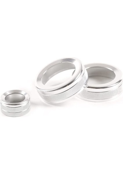 Araba Dikiz Aynası Ayarı, Ses Düğmesi Kapağı Trim, Toyota Hilux 2015-2021 Için Klima Düğmesi Kapağı (Gümüş) (Yurt Dışından)