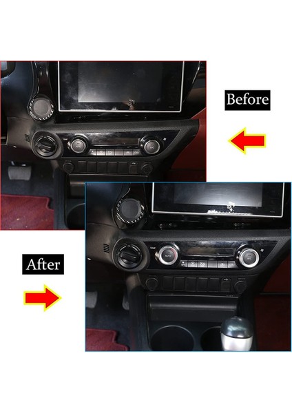 Araba Dikiz Aynası Ayarı, Ses Düğmesi Kapağı Trim, Toyota Hilux 2015-2021 Için Klima Düğmesi Kapağı (Gümüş) (Yurt Dışından) fırsatları