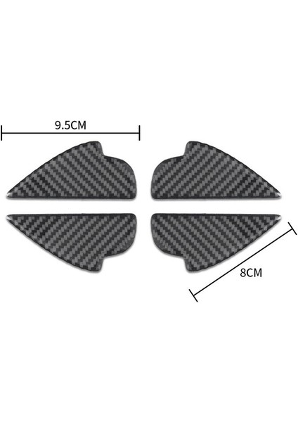 Karbon Fiber Iç Kapı Kolu Kase Paneli Kapak Trim Için Mazda 2 3 6 Demio Cx-3 Cx-5 Cx-7 Cx-9 Mx5 2017 2018 2019 (Yurt Dışından) indirimleri