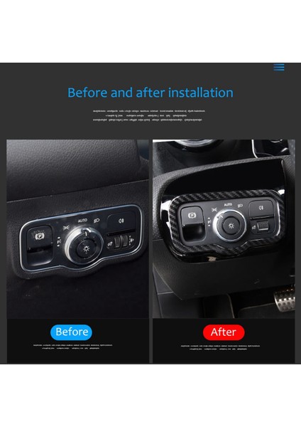 Mercedes Benz B Glb Gla Sınıfı W247 2020 2021 Araba Far Anahtarı Düğme Kapağı Trim Çerçeve Dekor Çıkartmalar Aksesuarları (Yurt Dışından) modelleri