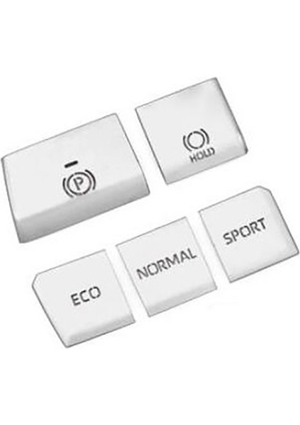 5 Adet Gümüş Merkezi Kontrol Dişlisi Multimedya Düğme Kapağı Trim Etiket Aksesuarları Toyota Rav4 2019-2021 Için (Yurt Dışından)