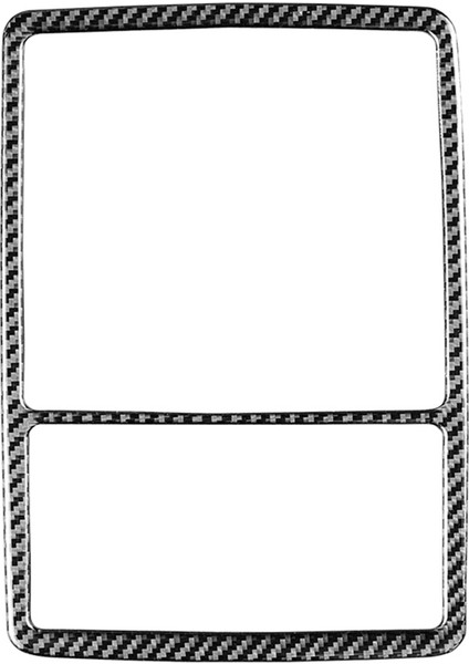 Araba Ön Tavan Okuma Lambası Trim Kapak Sticker Lexus Rx 2016-2019 Yumuşak Karbon Fiber Tavan Lambası Dekoratif Çerçeve (Yurt Dışından)