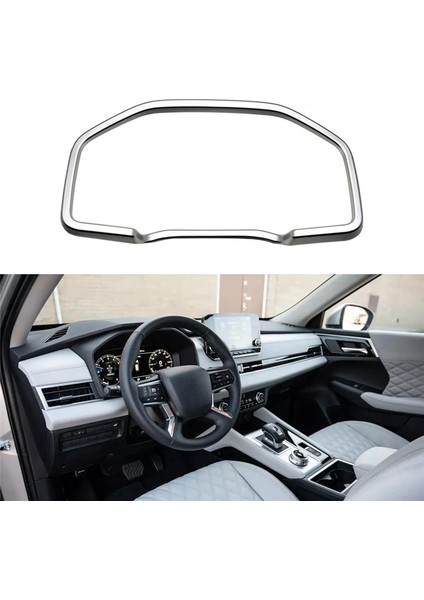 Mitsubishi Outlander 2022 2023 Krom Rhd Için Araba Gösterge Paneli Gösterge Paneli Çerçevesi Dekoratif Kapak Trim Sticker (Yurt Dışından) fırsatları