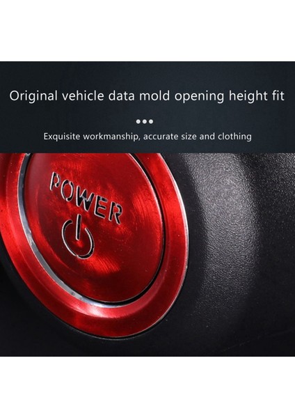 Toyota Harrier Venza 2020-2022 Araba Motoru Çalıştırma Anahtarı Düğmesi Sticker Kapak Trim Dekorasyon Yama Aksesuarları, Gümüş (Yurt Dışından) indirimleri