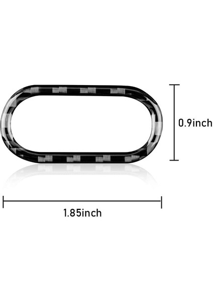 Mini Cooper Countryman F60 Için Karbon Fiber Araba Uyarı Işığı Düğmesi Kapak Trim Etiket (Yurt Dışından) fiyatları