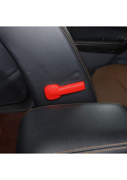 Ford Ranger Everest 2015+ Için Araba Koltuğu Bel Ayarı Düğme Kapağı Trim Etiket Iç Aksesuar, Kırmızı (Yurt Dışından) fırsatları