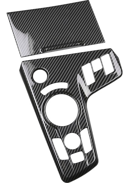 2 Adet Karbon Fiber Araba Merkezi Konsol Vites Değiştirme Paneli Çerçeve Etiket Trim Kia Sportage Için Nq5 2022 (Yurt Dışından)