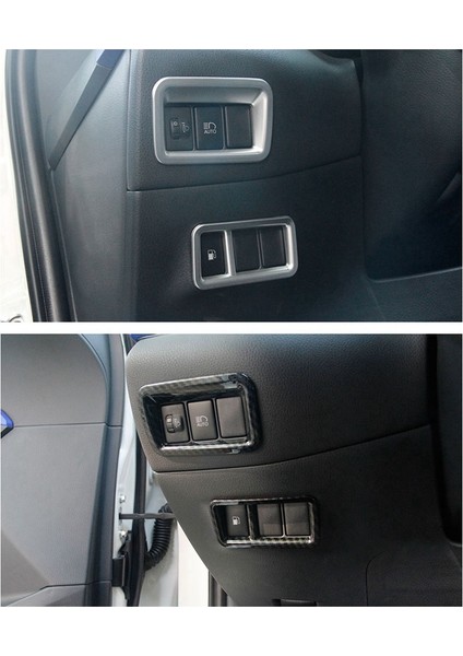 Araba Sis Lambası Anahtarı Far Anahtarı Düğme Kapağı Trim Etiket Toyota C-Hr Chr 2016-2020 Aksesuarları Lhd, Gümüş (Yurt Dışından) fırsatları