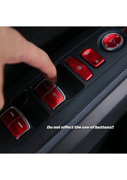 11. Nesil Honda Civic 2022 Pencere Camı Kaldırma Anahtarı Düğmesi Kapağı Trim Sticker Aksesuarları, Oto Düğmesi Ile, Kırmızı 13 Adet (Yurt Dışından) fırsatları