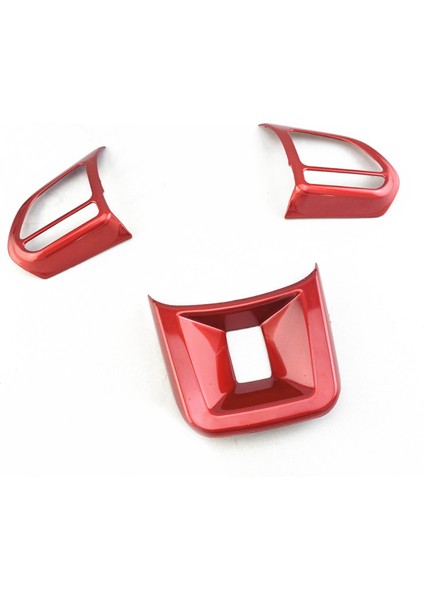 3 Adet/takım Abs Araba Direksiyon Düğme Kapağı Etiket Iç Dekorasyon Için Mg5 Mg6 Mg Hs Zs Araba Styling Kırmızı (Yurt Dışından) indirimleri