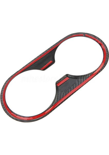 Karbon Fiber Stil Abs Merkezi Konsol Su Dağı Tutucu Paneli Kapak Trim Için Mazda Cx-3 Cx3 2017 2018 (Yurt Dışından)