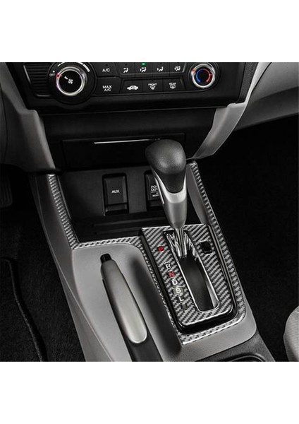 Honda Civic 9. 2012-2015 Vites Paneli Kapağı Döşeme Iç Aksesuarlar Lhd Için Karbon Fiber (Yurt Dışından) indirimleri