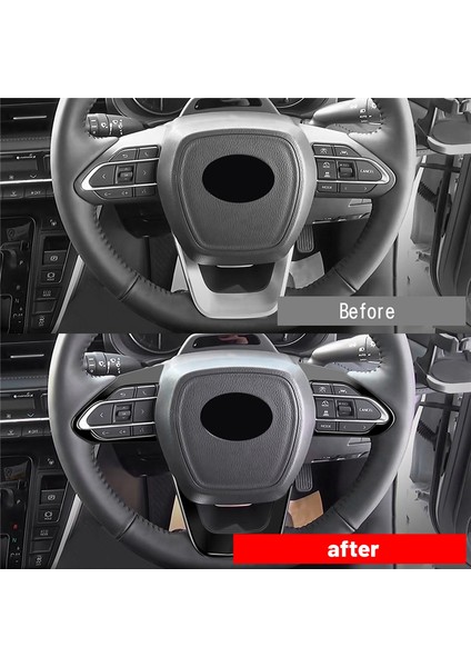 Araba Parlak Siyah Direksiyon Paneli Kapağı Trim Dekorasyon Çerçeve Sticker Toyota Voxy Noah 90 Serisi 2022+ (Yurt Dışından) fırsatları