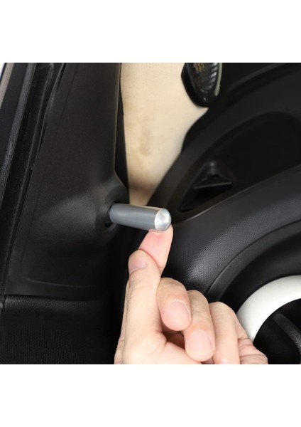 Araba Alüminyum Alaşımlı Dikiz Aynası Ayar Düğmesi Kapağı Mercedes Benz Smart 2016-2021 Oto Aksesuarları, Gümüş (Yurt Dışından) indirimleri