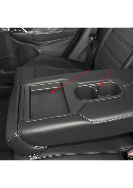 Araba Gümüş Arka Su Dağı Tutucu Paneli Kapak Trim Dekorasyon Çıkartması Honda Crv Için Cr-V 2017-2021 Aksesuarları (Yurt Dışından)